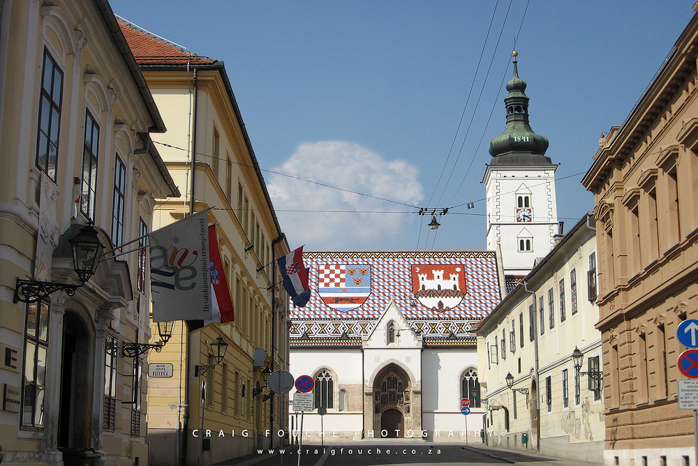 The Church of St. Mark, Zagreb, Croatia Crkva sv. Marka, Zagreb, Hrvatska
