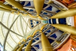 The Atrium of the Burj al Arab - The World's Best 7 Star Hotel, Dubai, UAE