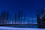 Reflections Under A Full Moon And Snow, Rogge Cloof, Sutherland, South-Africa