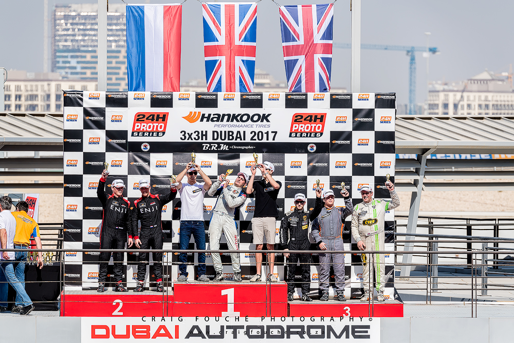 2017 CREVENTIC 24H Endurance Series – 24H Dubai Round 1 24H PROTO SERIES - 3x3H Podium