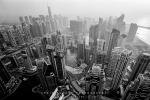 Cityscape Photography - Dubai Marina From Cayan Tower, Dubai, UAE - Fujifilm Acros 100