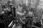 Cityscape Photography - Dubai Marina From Cayan Tower, Dubai, UAE - Fujifilm Acros 100