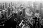 Cityscape Photography - Dubai Marina From Cayan Tower, Dubai, UAE - Fujifilm Acros 100