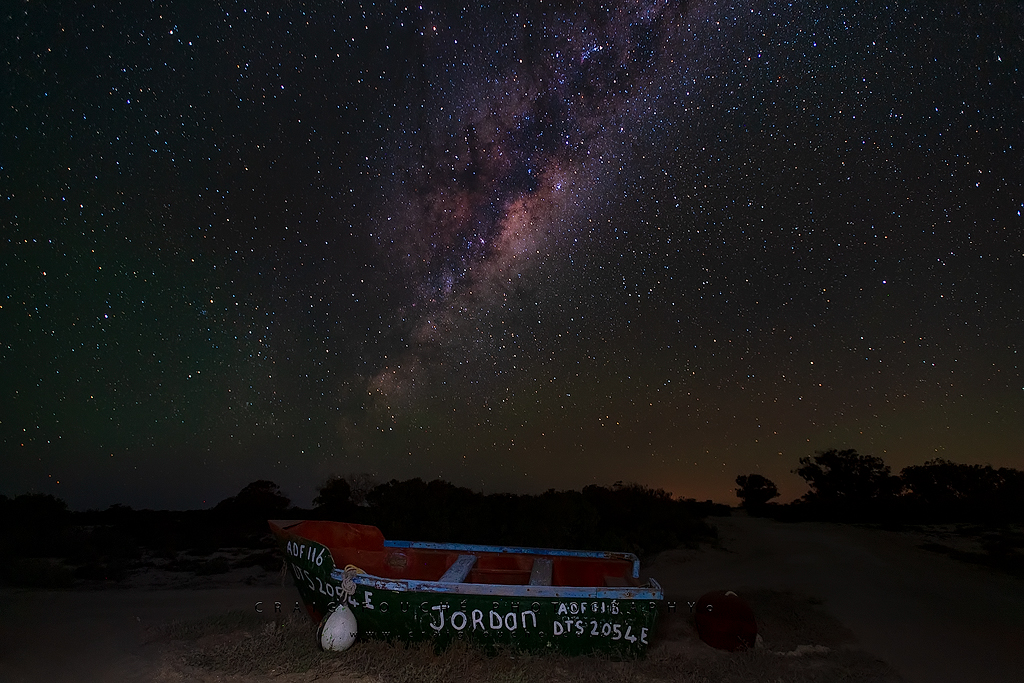 Milky Way At Wamakersvlei Beach Farm, South-Africa