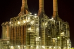 Kaz Gas Plant at Night, Basra, Iraq