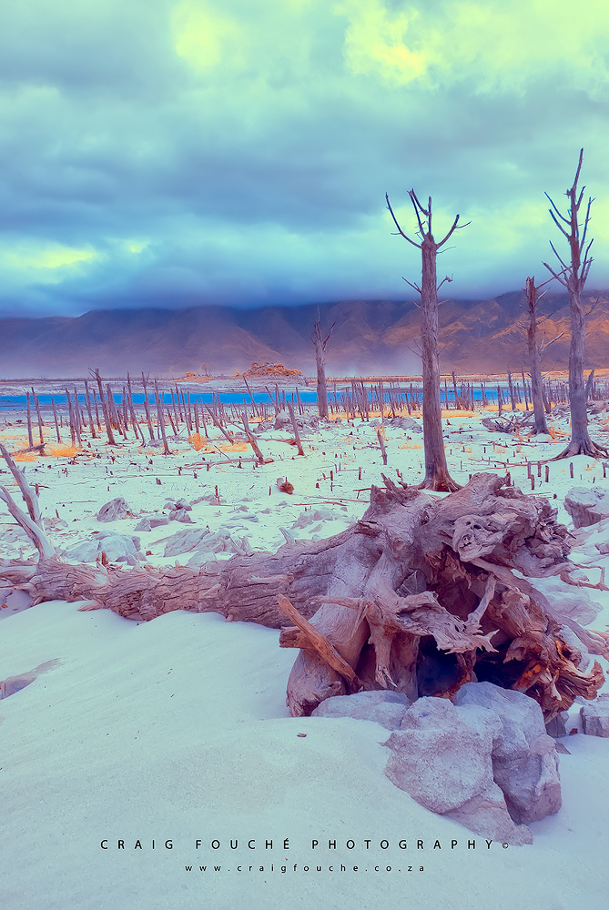 Infrared Landscape - Theewaterskloof Dam, Villersdorp, South-Africa - Super Color IR Filter 590nm Infrared