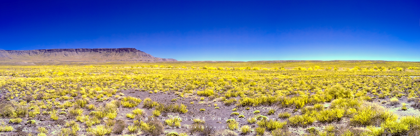 Infrared Landscape - Vastness, Tankwa Karoo National Park, South-Africa  - Super Color IR Filter 590nm Infrared