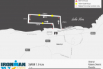 IM 70.3 Rwanda Swim Course Map 2022