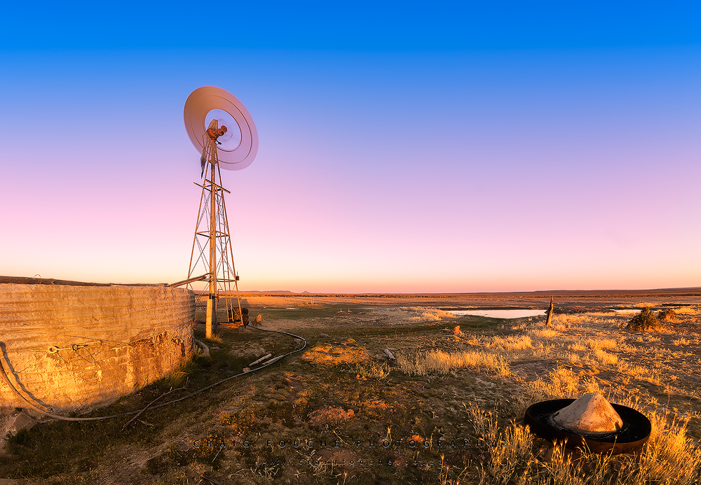 Dusk in the Karoo, Rogge Cloof, Sutherland, South-Africa