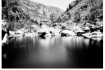 5x7  - Pinhole Camera - Pools & Krantzes, Tradoux Pass, Barrydale, South-Africa - Adox CHS 100 II