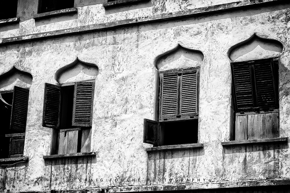 Afro-Arabic Windows, Stone Town, Zanzibar, Tanzania