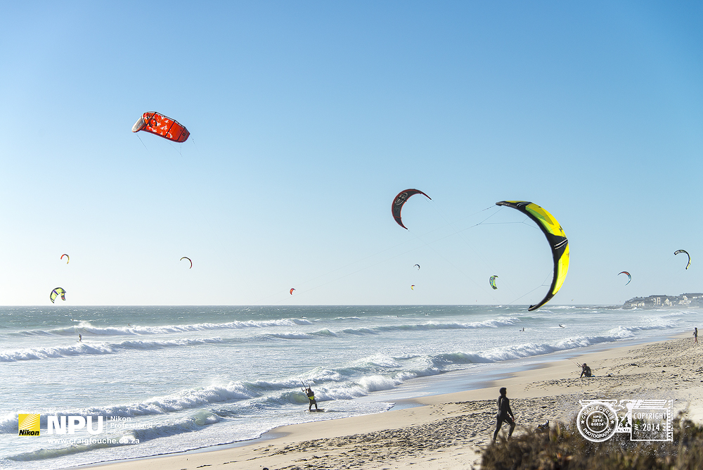 Kite Surfing, Blaauwbergstrand, Cape Town, South-Africa