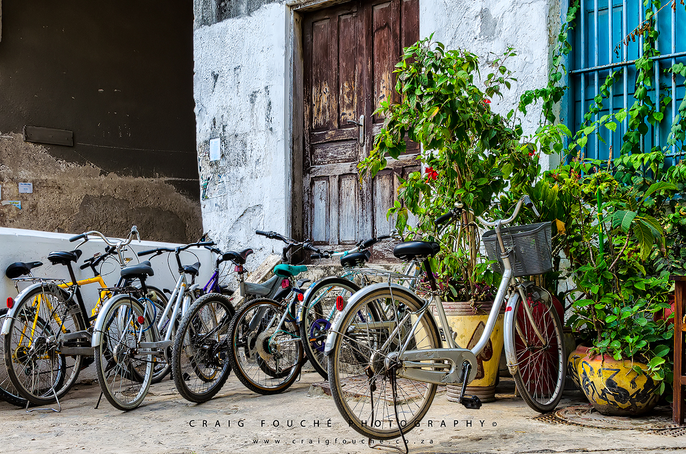 Bicycles, Stone Town, Zanzibar