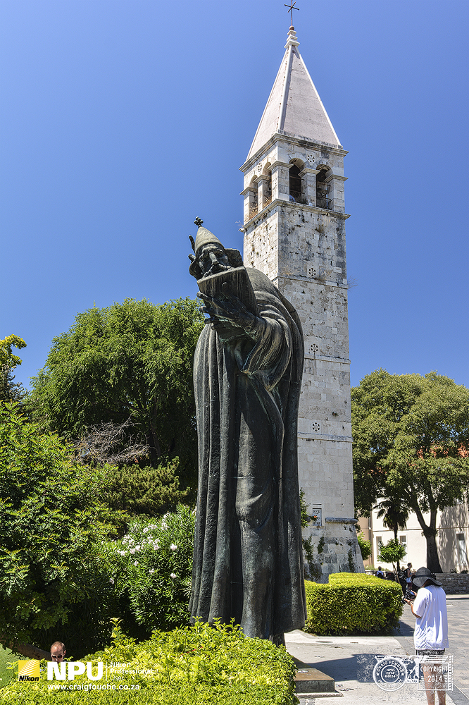 Gregorius of Nin Statue by Ivan Mestrovic, Split, Croatia