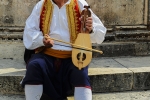 Traditional Musician Playing a Lijerica, Dubrovnik, Croatia