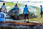 Cleaning the Draft, Nungwi, Zanzibar, Tanzania