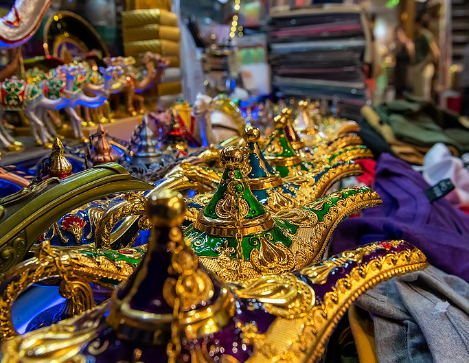 Aladdin's Lamps, Souk, Old Dubai, Bur Dubai, Dubai, UAE